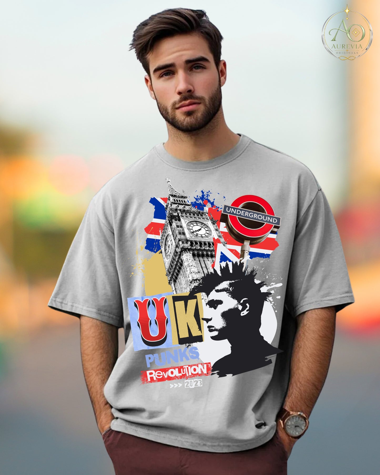 Punk cool oversized