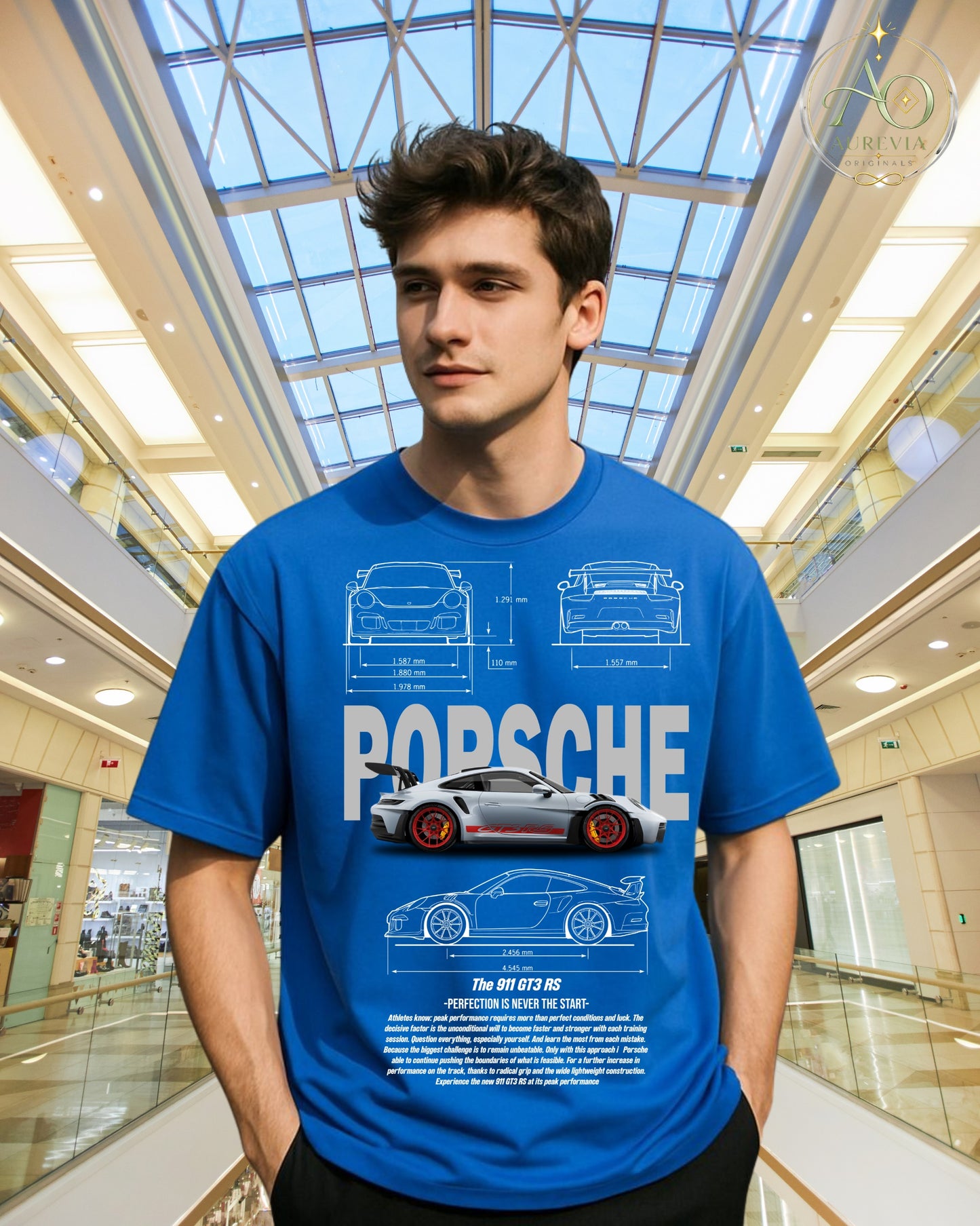 Porsche oversized tshirt