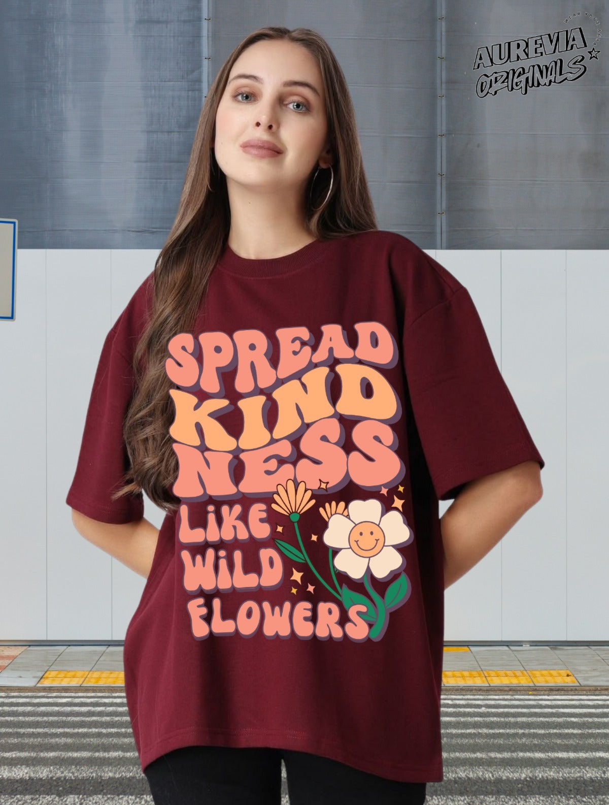 Flowers Style Oversized streetwear
